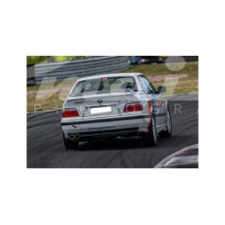 MARMITTA SPORTIVA BMW E36 318IS FOX EXHAUST 2*76 BORDO GROSSO