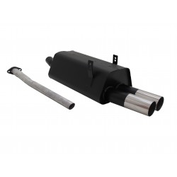 Scarico Sportivo per bmw e36 325i doppio scarico 2*76 SOTTILE