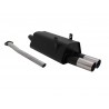 Scarico Sportivo per bmw e36 325i doppio scarico 2*76 SOTTILE