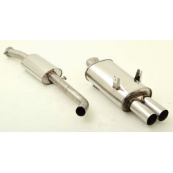 scarico sportivo friedrich motorsport bmw e36 318is 103kw doppio acciaio