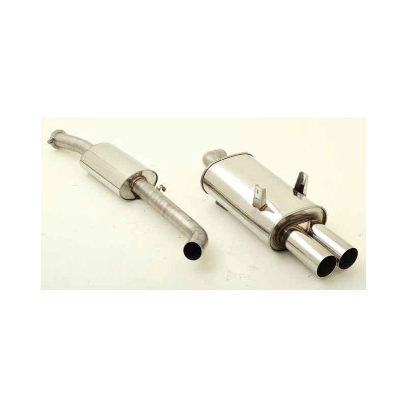 scarico sportivo friedrich motorsport bmw e36 318is 103kw doppio acciaio