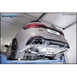scarico sportivo con valvola elettronica audi rs4 b9 avant 450cv