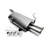scarico sportivo posteriore bmw e46 touring berlina 318 320d 2x76mm ta