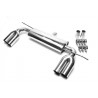 scarico duplex in acciaio volkswagen golf V PLUS 1K 1KP dx sx