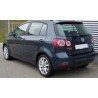scarico duplex in acciaio volkswagen golf V PLUS 1K 1KP dx sx