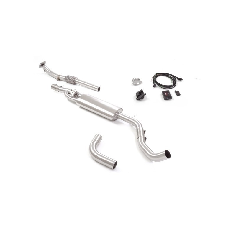 tubo flessibile e centrale inox fiat 500 595 abarth con valvola 50.0788.80