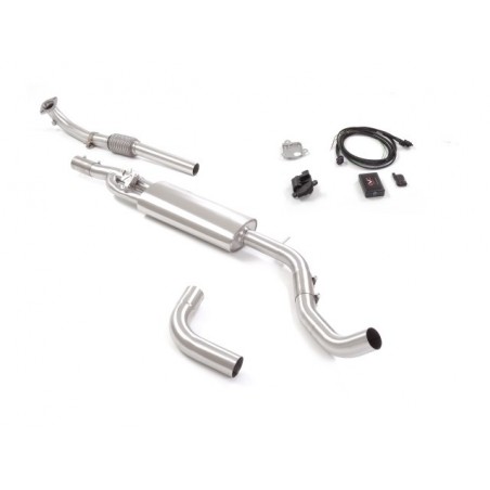 tubo flessibile e centrale inox fiat 500 595 abarth con valvola 50.0788.80