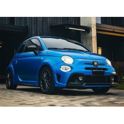 scarico posteriore inox per fiat 595 695 ragazzon no silenziatore 121kw