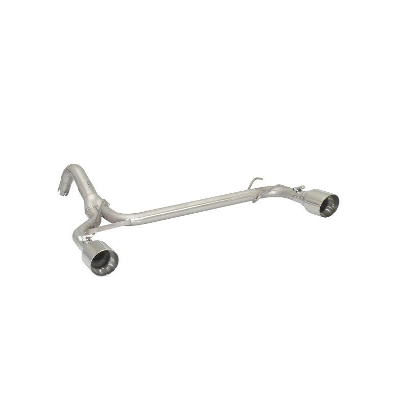 scarico posteriore inox per fiat 595 695 ragazzon no silenziatore 121kw