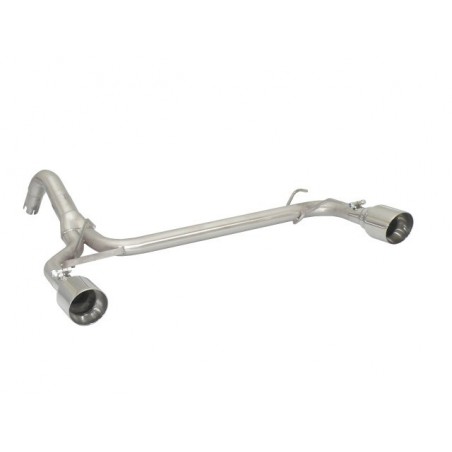scarico posteriore inox per fiat 595 695 ragazzon no silenziatore 121kw