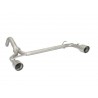 scarico posteriore inox per fiat 595 695 ragazzon no silenziatore 121kw
