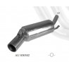 Scarico sportivo in acciaio per autobianchi Y10 fire 1100cc 88/92