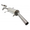 scarico sportivo volkswagen scirocco II 2 acciaio  inox gruppo A completo