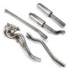KIT COMPLETO DI SCARICO SPORTIVO ACCIAIO LANCIA FULVIA 1300 HF COUPE