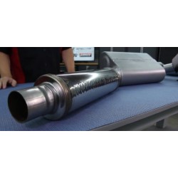 scarico cilindrico magnaflow universale 51mm 15.2cm diametro cassa 12614