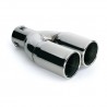 Terminale di scarico in acciaio inox lucidato 60077
