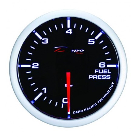 manometro depo pressione benzina fondo nero led