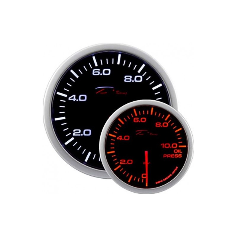 Manometro Pressione olio CLWA5227B black Line