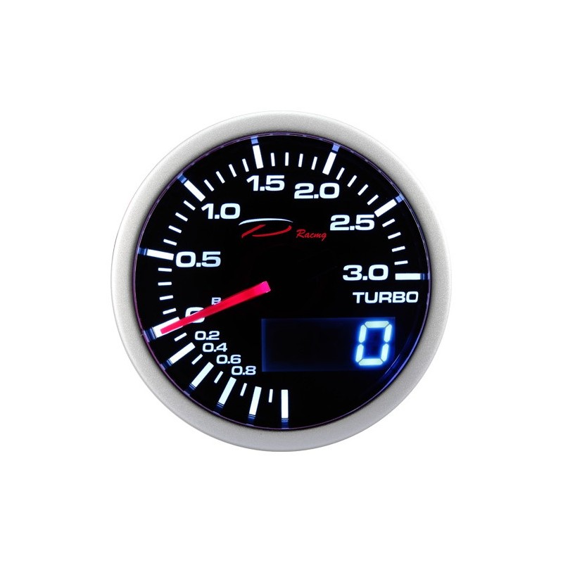 manometro DEPO TURBO WA5201BLED -1+3 BAR 52mm
