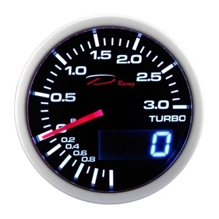 manometro DEPO TURBO WA5201BLED -1+3 BAR 52mm