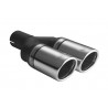CODINO MARMITTA TERMINALE ULTER 2X100MM SATIN