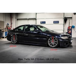kit assetto a ghiera regolabile per bmw serie 3 e46 dal 1999 abbassamento