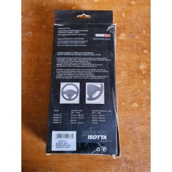 Coprivolante in pelle isotta Specifico per Peugeot peu02cne nero