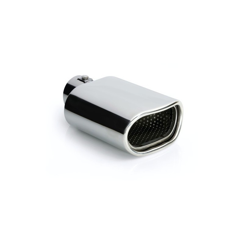 Terminale di scarico in acciaio inox lucidato 60081