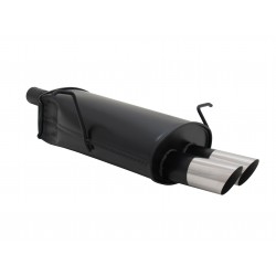 Scarico sportivo Marmitta racing BMW E46 benzina 2x76mm MS-Design