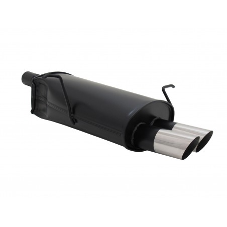 Scarico sportivo Marmitta racing BMW E46 benzina 2x76mm MS-Design