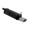 Scarico sportivo marmitta racing per BMW E46 2x76mm bordo grosso
