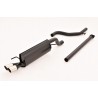 gruppo completo di scarico gr. A Alfa Mito marmitta sportiva 2x70mm