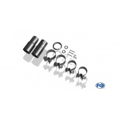 terminale sportivo marmitta finale speciale volkswagen golf vi 6 2x80mm