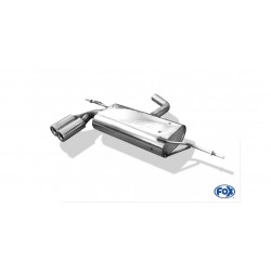 terminale sportivo marmitta finale speciale volkswagen golf vi 6 2x80mm