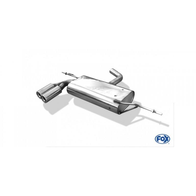 terminale sportivo marmitta finale speciale volkswagen golf vi 6 2x80mm