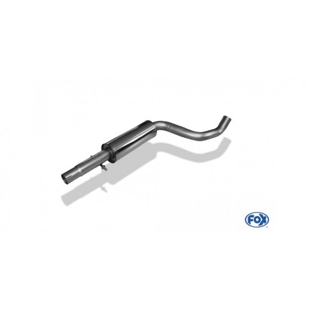 Marmitta centrale volkswagen golf IV 4 audi a3 8l 63.5mm ext