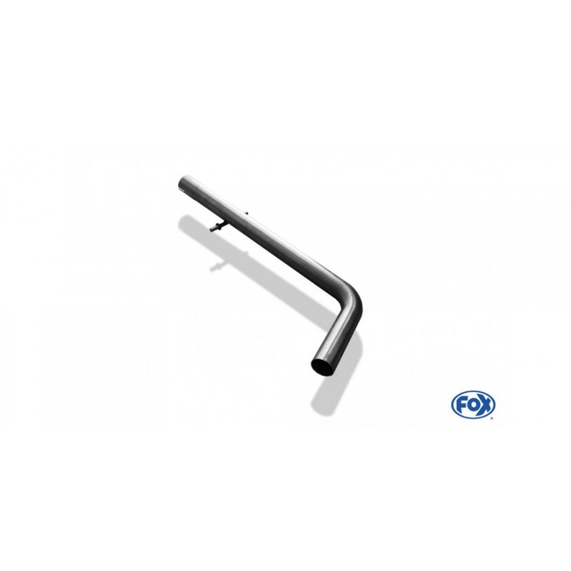 Marmitta centrale volkswagen golf IV 4 audi a3 8l 63.5mm ext NON SILENZIATA