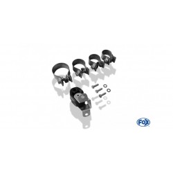 SCARICO MARMITTA POSTERIORE ACCIAIO VOLKSWAGEN GOLF IV 4 OVALE FOX