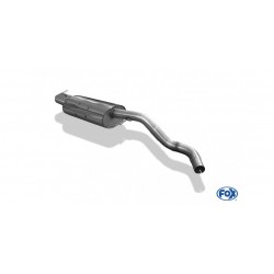 SCARICO MARMITTA POSTERIORE ACCIAIO VOLKSWAGEN GOLF IV 4 OVALE FOX