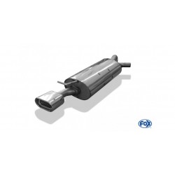 SCARICO MARMITTA POSTERIORE ACCIAIO VOLKSWAGEN GOLF IV 4 OVALE FOX