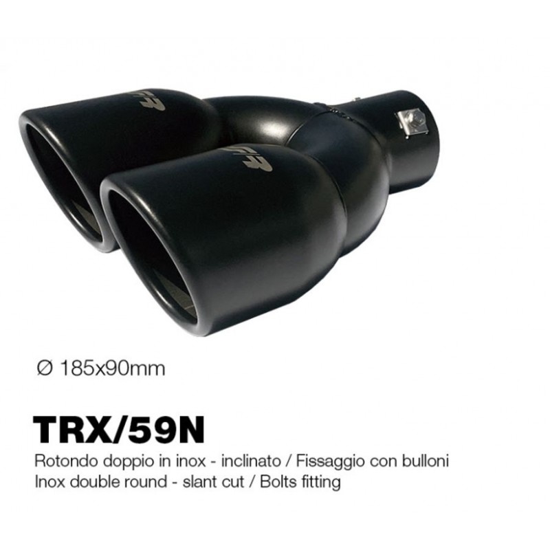 terminale marmitta codino black series simoni racing trx 59n