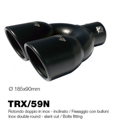 terminale marmitta codino black series simoni racing trx 59n