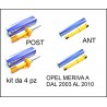 KIT AMMORTIZZATORI TA TEKNIC MERIVA A OPEL 03 10
