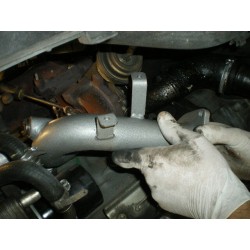 Downpipe ALFA GT 1900 MJTD 150CV DIESEL rimozione primo KAt