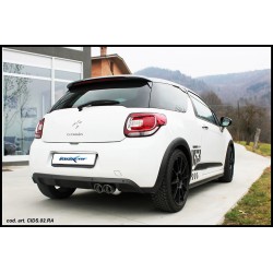 scarico sportivo citroen ds3 turbo 1600 thp racing 207cv inox