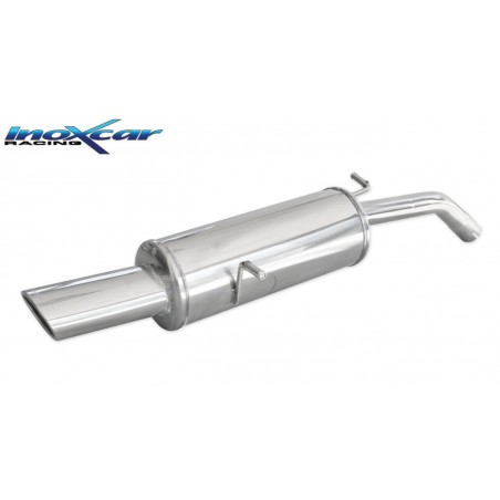scarico singolo posteriore sportivo per citroen ds3 1600 thp racing turbo 207cv