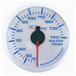 MANOMETRO TEMPERATURA ACQUA WHITE SERIES DEPO 52MM