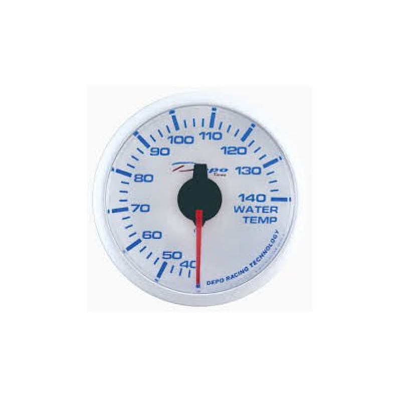 MANOMETRO TEMPERATURA ACQUA WHITE SERIES DEPO 52MM