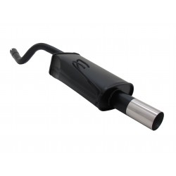 marmitta sportiva silenziatore fiat punto 2 tipo 188 scarico singolo da 76mm RL design