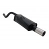 marmitta sportiva silenziatore fiat punto 2 tipo 188 scarico singolo da 76mm RL design